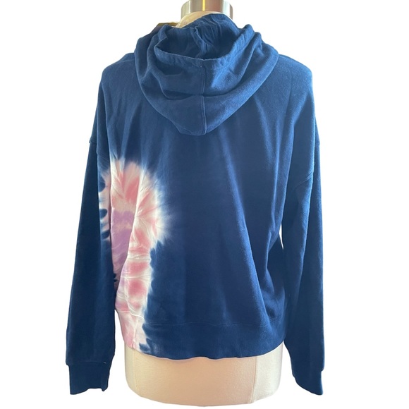 ❌SOLD❌NWT WILDFOX Hadley Blue Tie-Dye Pullover Hoodie - Picture 7 of 12